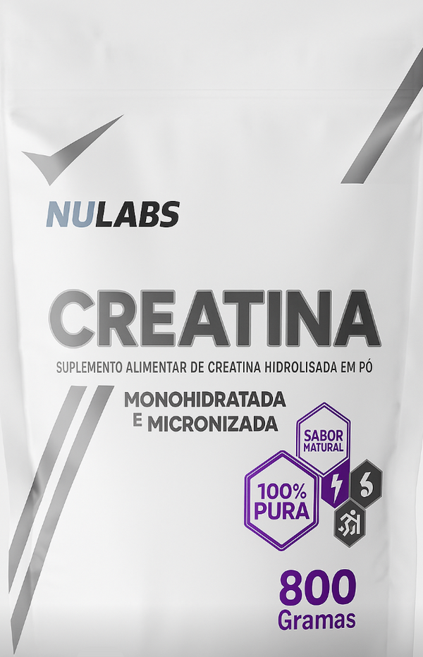 Creatina Monohidratada 800g Nu Labs - Performance Muscular
