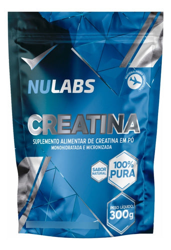 Creatina 100% Monohidratada Nulabs Nutrition Importada 300g Sem Sabor